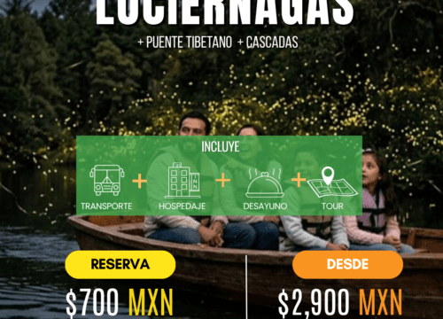 Luciérnagas+Puente Tibetano+Cascadas | 27-28 Jun 2026 ✨🌉