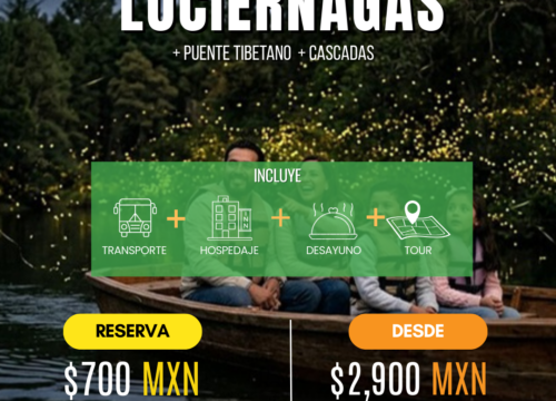 Luciérnagas+Puente Tibetano+Cascadas | 04-05 Jul 2026 ✨🌉