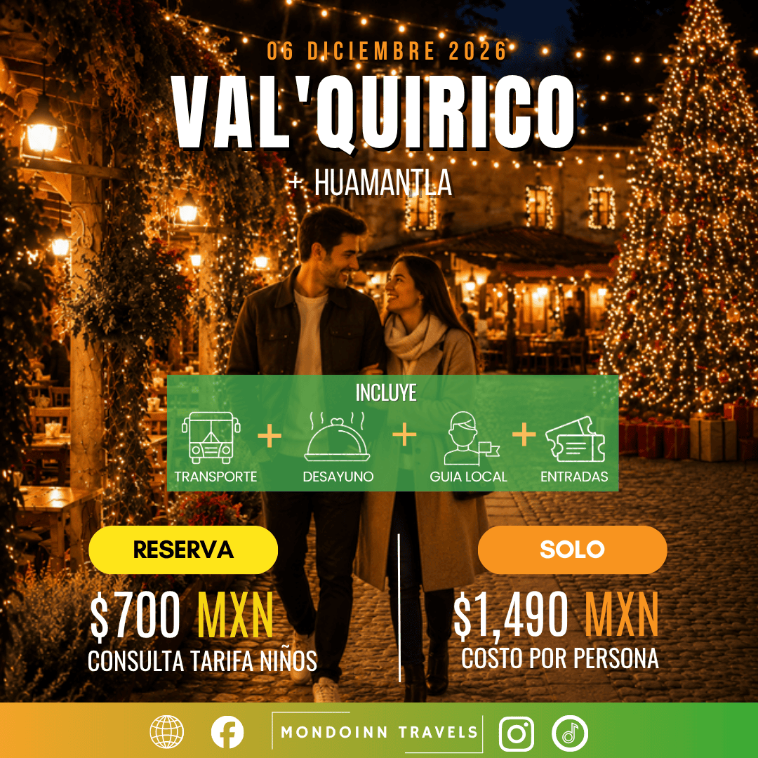 VAL'QUIRICO Y HUAMANTLA | 06 DIC 2026 🌞🎷🍷